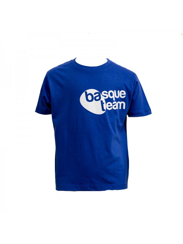 camiseta basque team niños azul